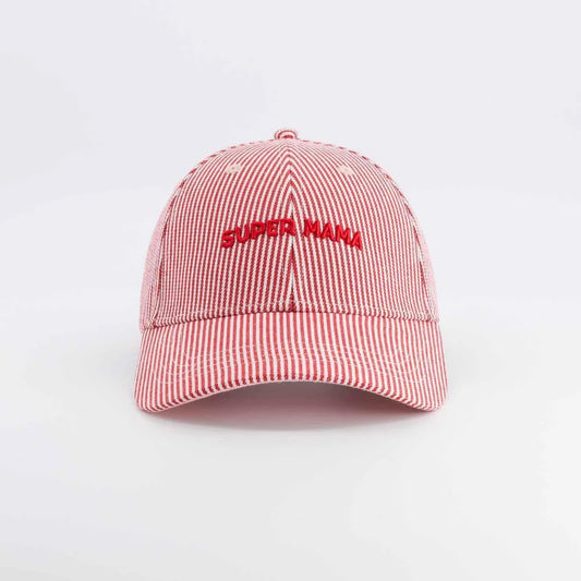 Casquette Super mama marinière - Adulte