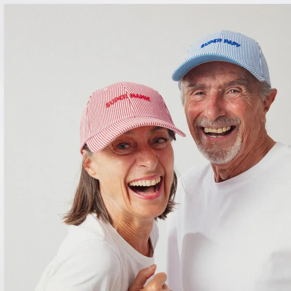 Casquette Marinière super papy bleu
