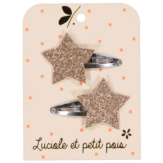 Barrettes Etoiles - Or