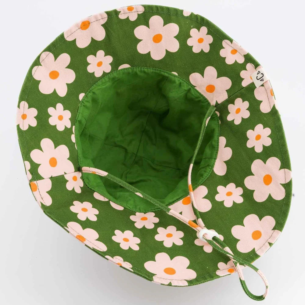 Chapeau Flower power - 3/6 mois