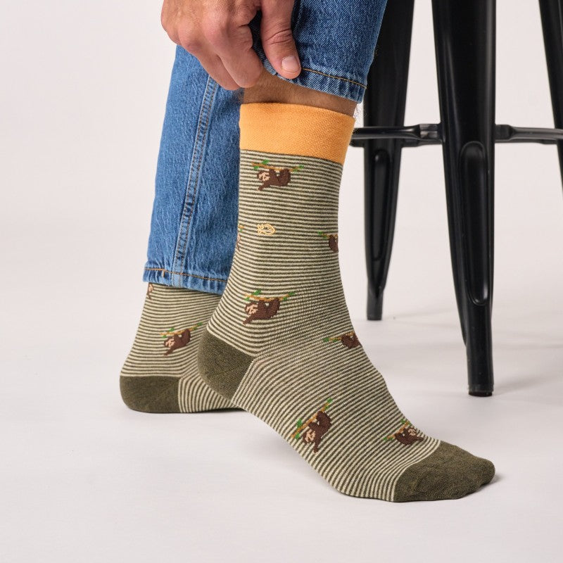 Chaussettes Animaux - Paresseux - Taille 41/46