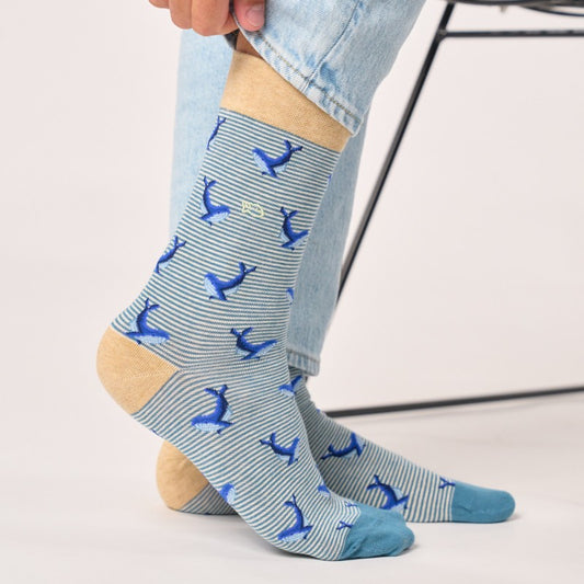 Chaussettes Animaux - Baleine - Taille 41/46