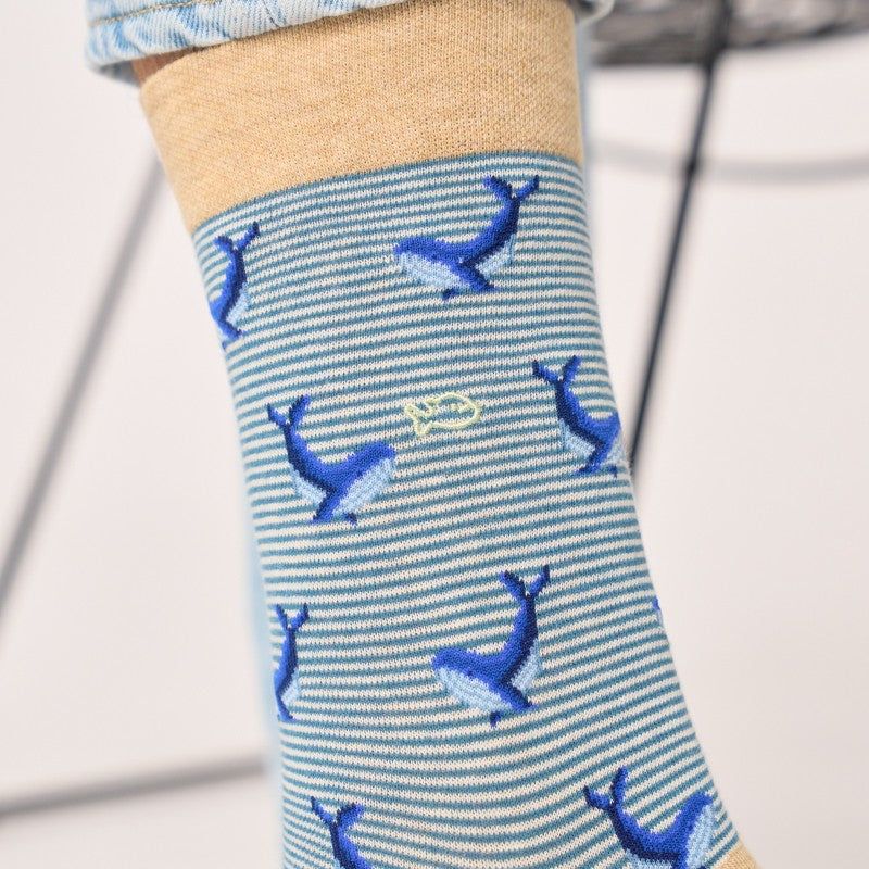 Chaussettes Animaux - Baleine - Taille 41/46