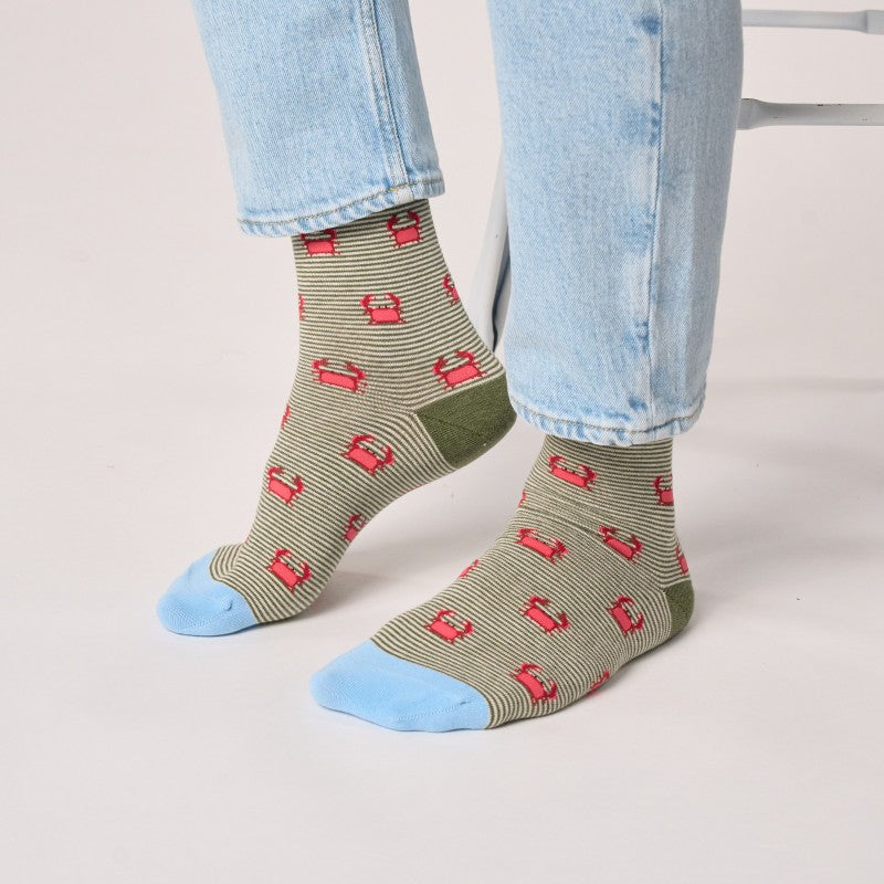 Chaussettes Animaux - Crabe - Taille 41/46