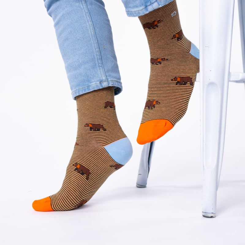 Chaussettes Animaux - Ours - Taille 41/46