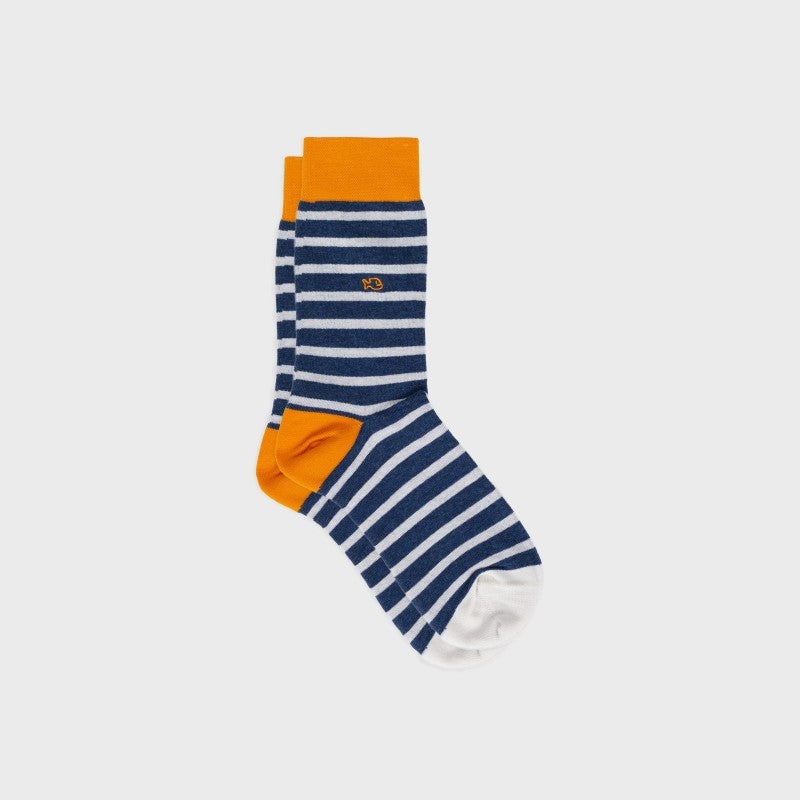 Chaussettes Larges rayures - Bleu rayé gris - Taille 41/46 — Billybelt , Lyon