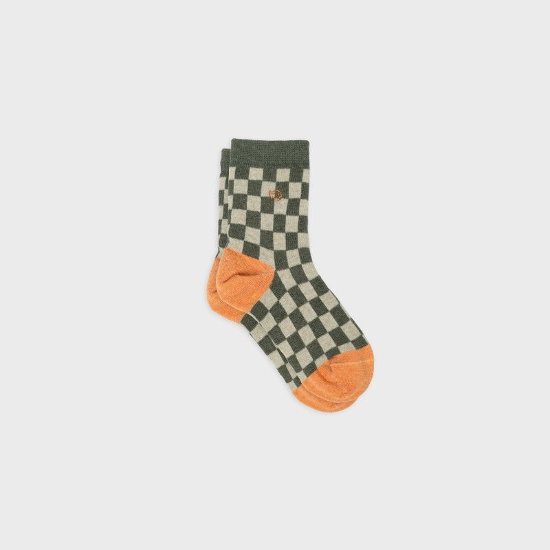 Chaussettes enfant à carreaux - Boavista - Taille 27/30