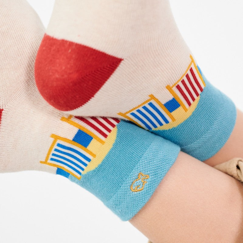 Chaussettes enfant à motifs - Transat - Taille 27/30