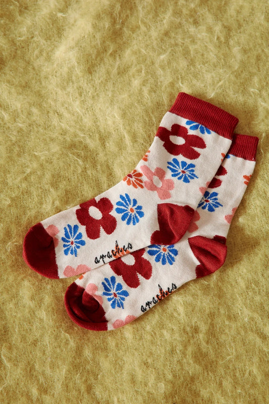 Chaussettes Estrella - Janie macadamia — Apaches collections , Lyon