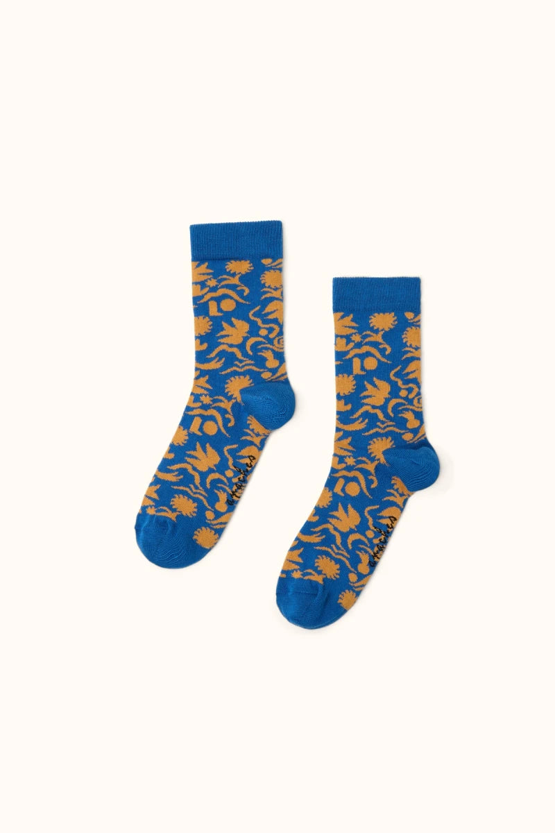 Chaussettes Estrella - Wesun true blue — Apaches collections , Lyon
