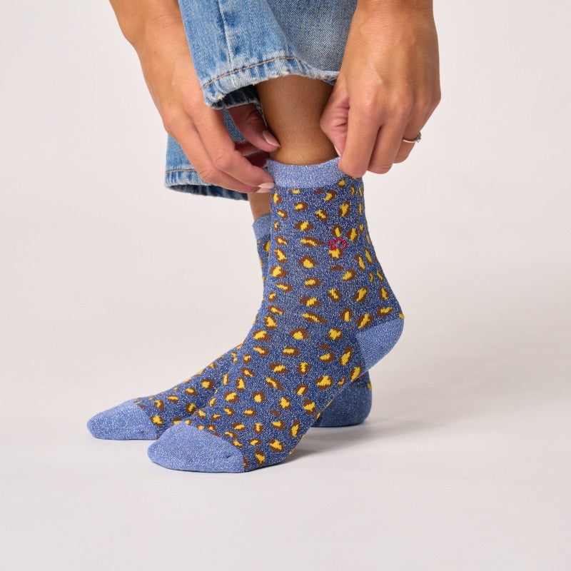 Chaussettes Léopard - Marine et jaune - Taille 37/40 — Billybelt , Lyon