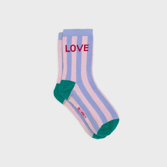 Chaussettes rayées - Love - Taille 37/40