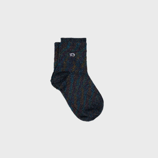 Chaussettes pailletées - Noir multico - Taille 37/40