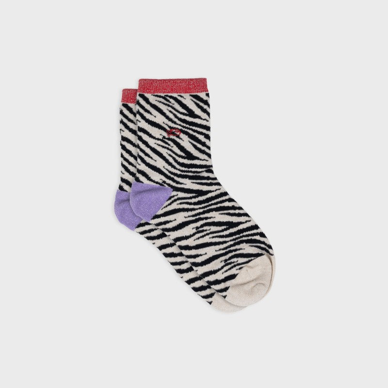 Chaussettes Zèbre - Noir et beige - Taille 37/40 — Billybelt , Lyon