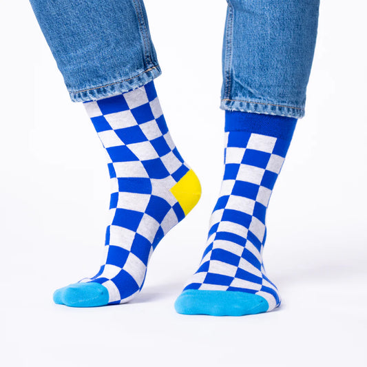 Chaussettes à carreaux - Marina bay - Taille 41/46