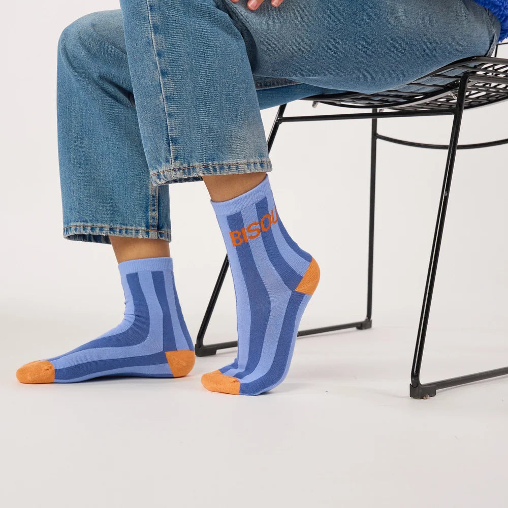 Chaussettes rayées - Bisou - Taille 36/41