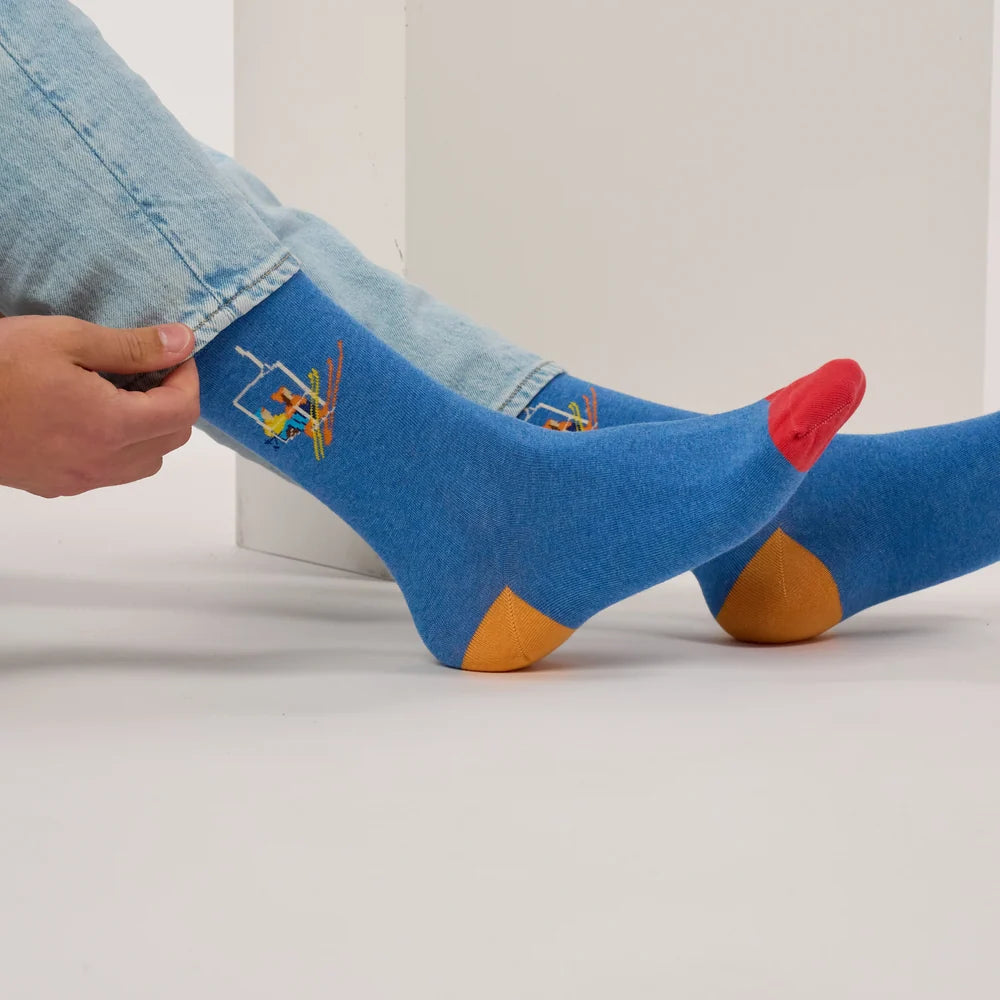 Chaussettes à motifs - Teleski - Taille 41/46