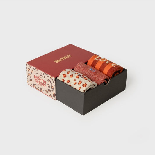 Coffret de chaussettes femme - Brighten your day - Orange