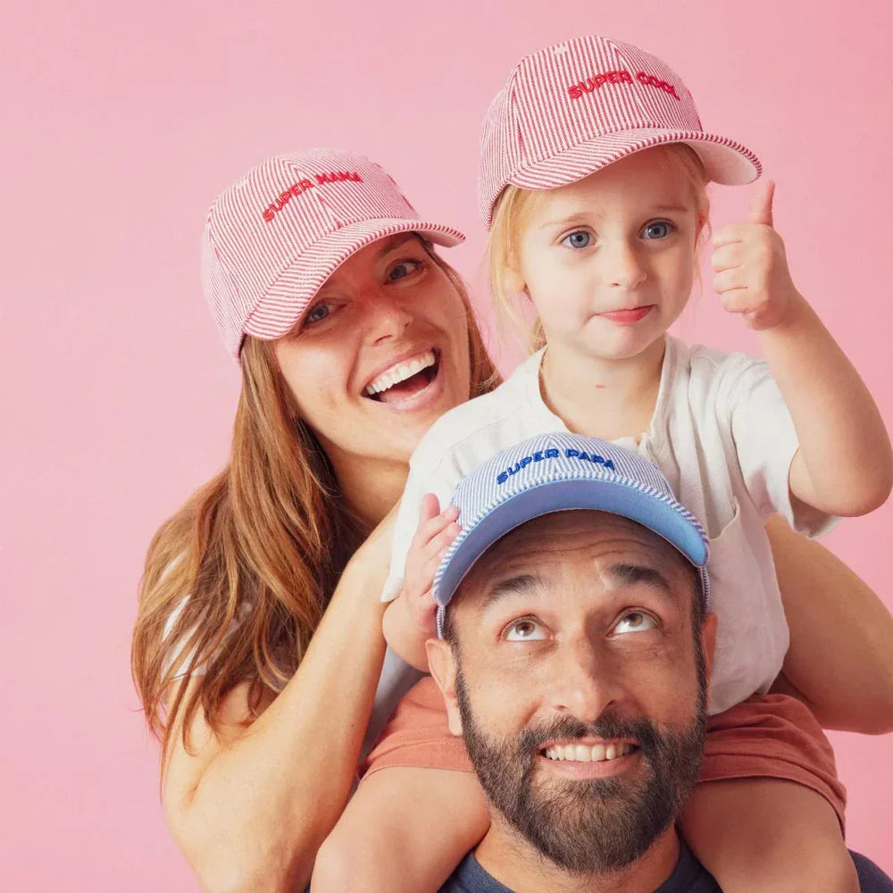 Casquette Marinière super cool rouge - 3/6 ans