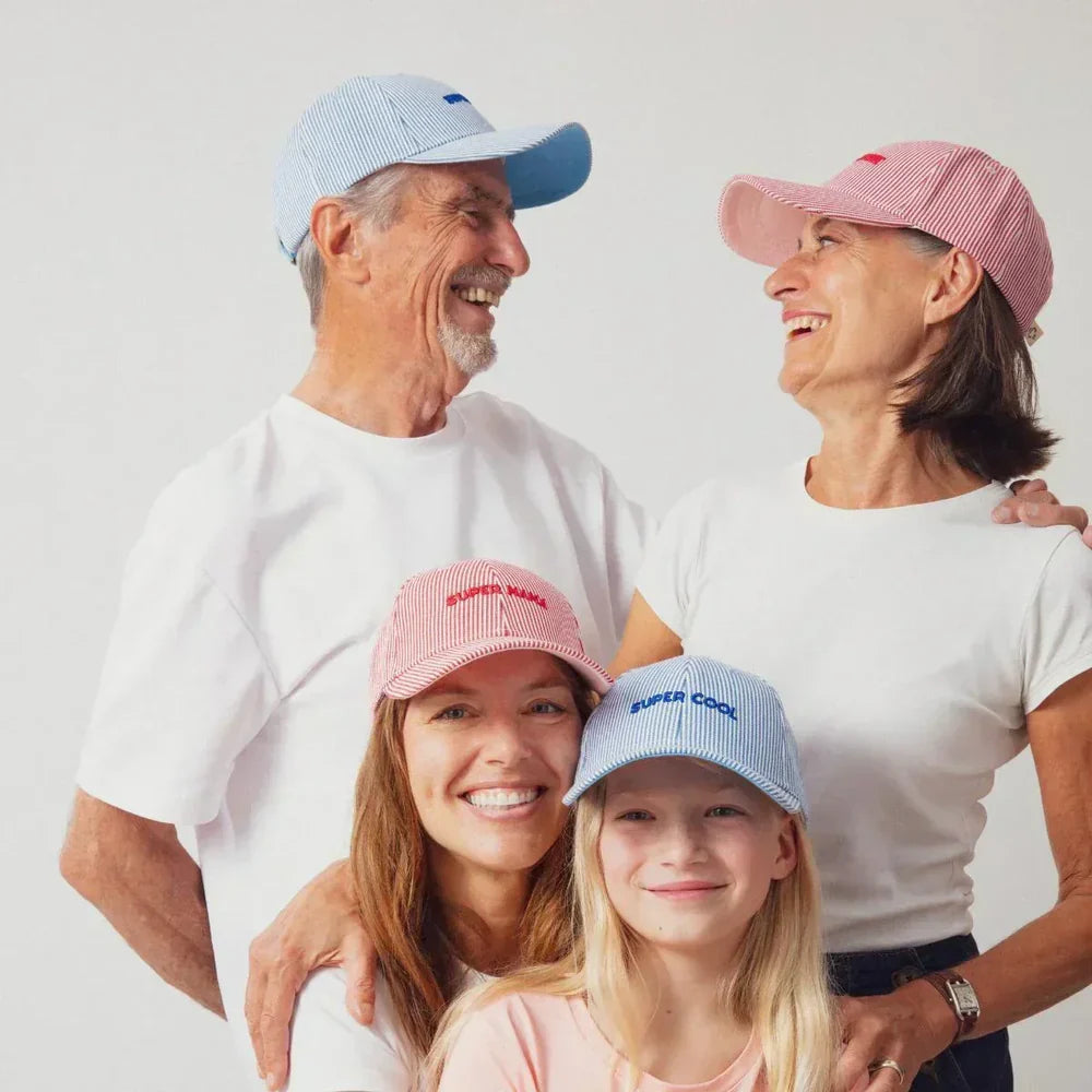 Casquette Marinière super papy bleu