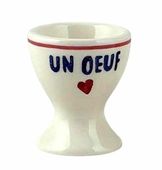 Coquetier Un oeuf - Coeur rouge