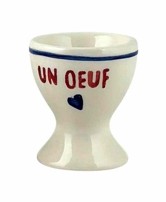 Coquetier Un oeuf - Coeur bleu