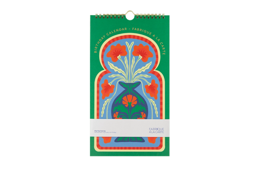 Calendrier d'anniversaires - Flower vase