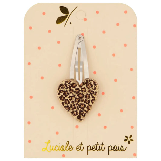 Barrette Coeur léo