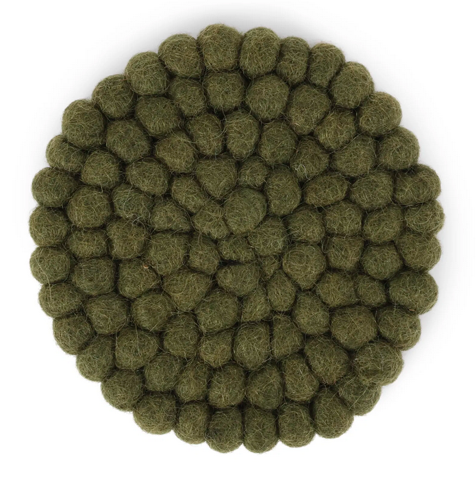 Dessous de verres pine green - set de 2