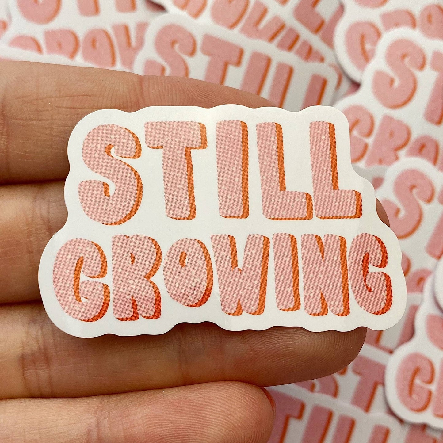 Sticker en vinyle - still growing
