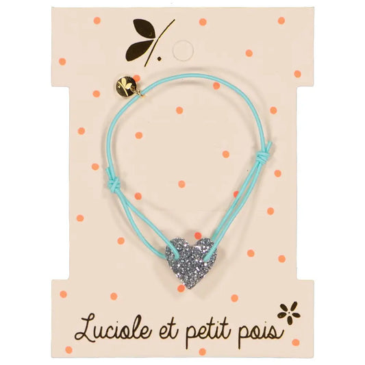 Bracelet cordon élastique - Menthe