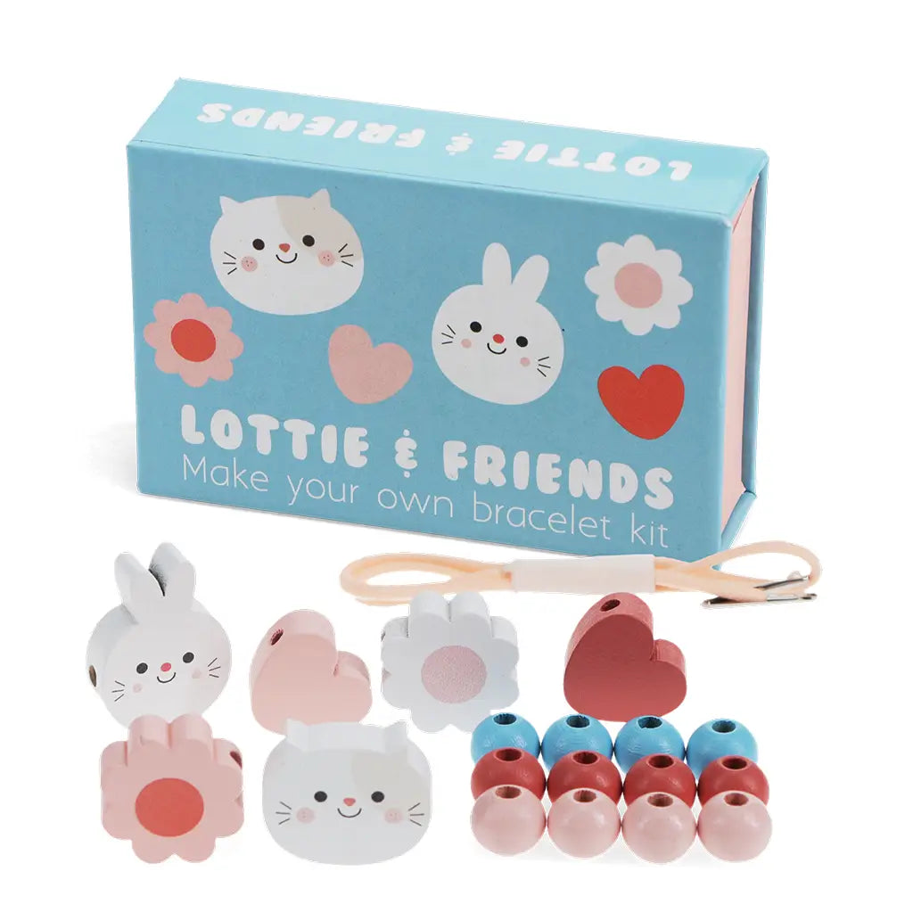 Kit de bracelet en perles de bois - Lottie et ses amis