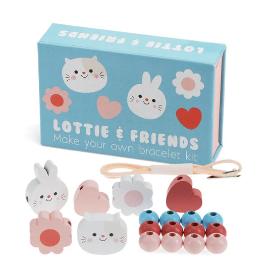 Kit de bracelet en perles de bois - Lottie et ses amis