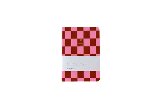 Agenda A6 2027 - Pink red checkered