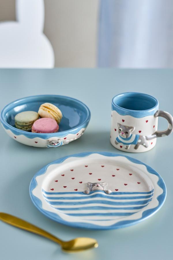 Assiette chat Mille