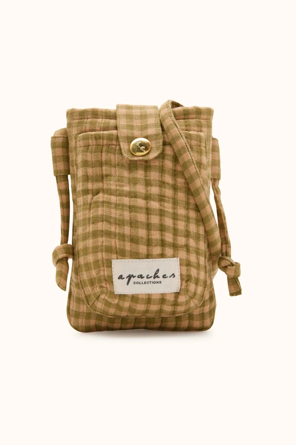 Etui de téléphone Kolkata - Checkmate khaki