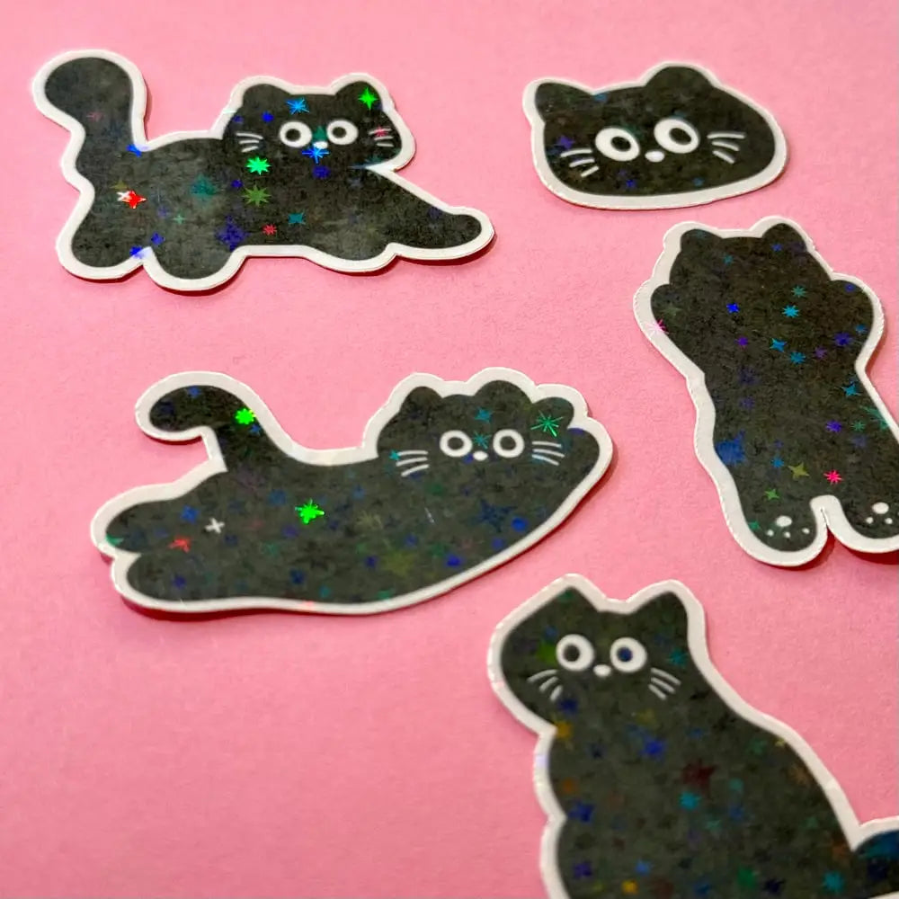 Lot de stickers - Black cats