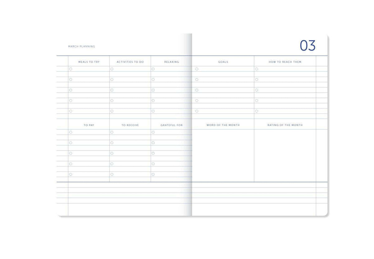 Agenda A6 2027 - Pink red checkered