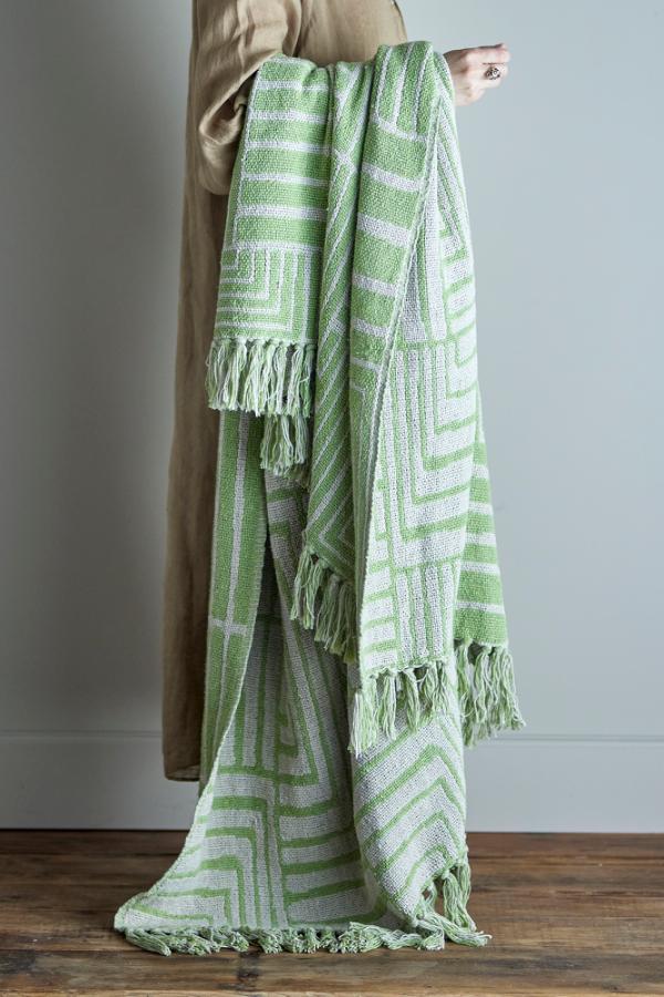 Plaid Velva - Vert