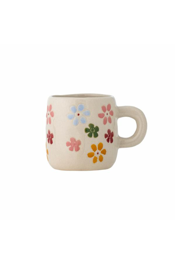 Tasse Millie - Fleurs multico fond blanc