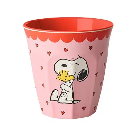 Gobelet medium Snoopy rose