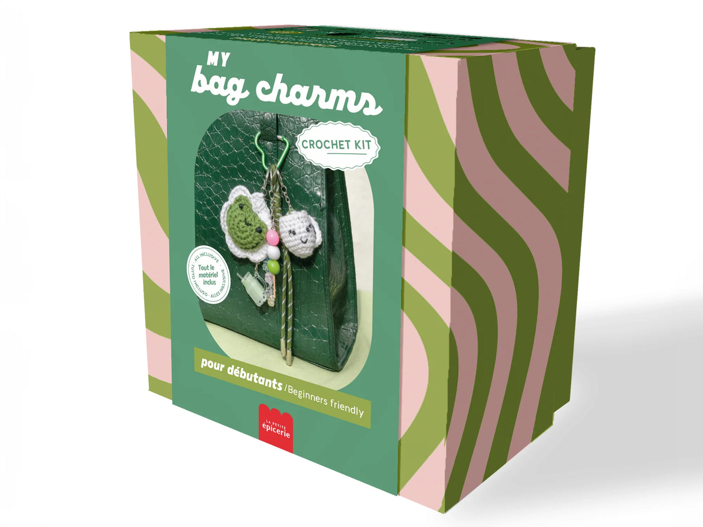 Kit crochet pour débutant - Bag Charms - Matcha club
