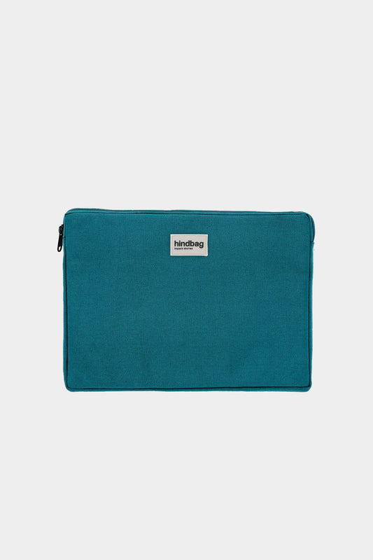Housse d'ordinateur Ava M - Bleu paon — Hindbag , Lyon