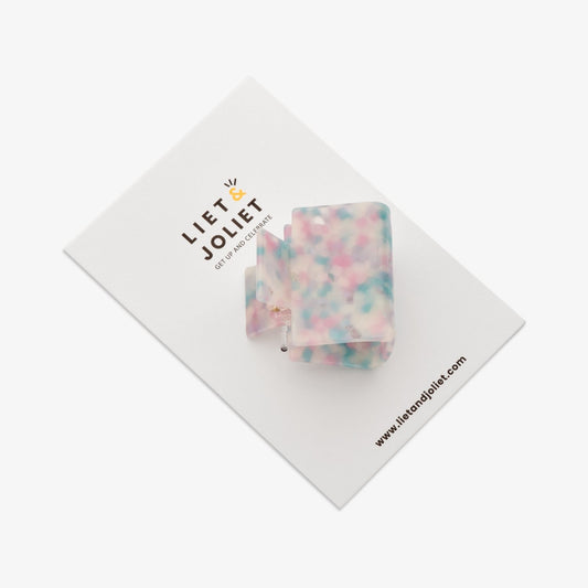 Pince Holly - Rose et bleu