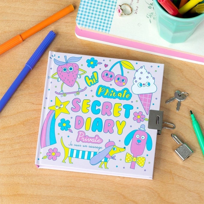Journal secret avec cadenas