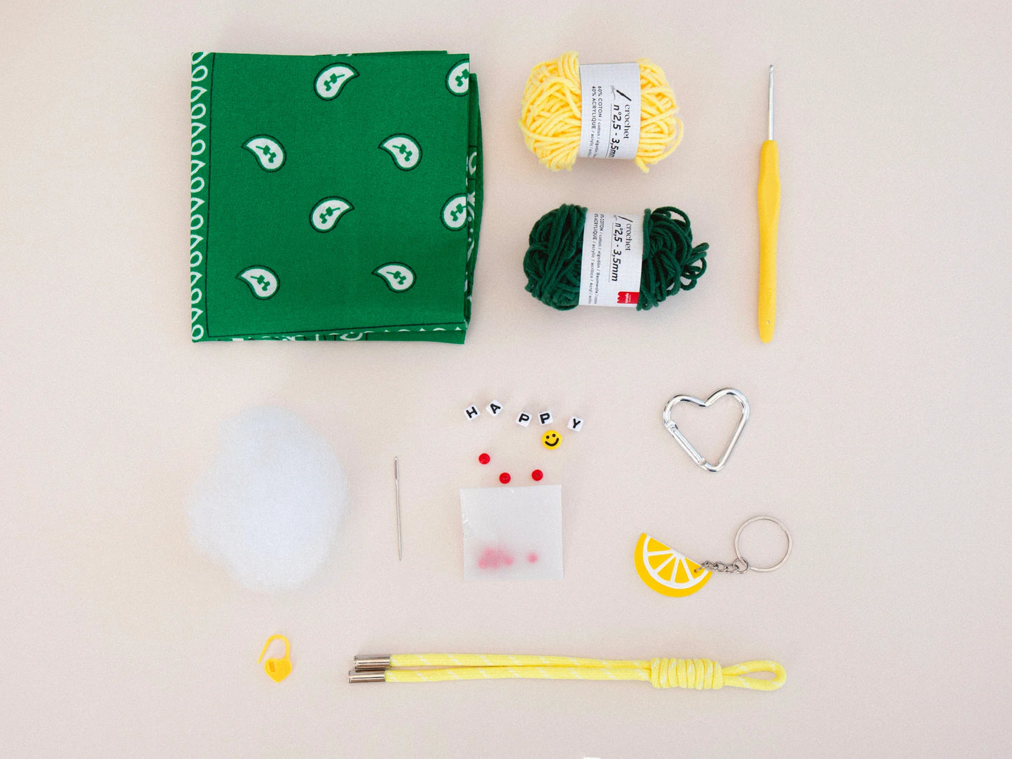 Kit crochet pour débutant - Bag Charms - Dolce vita