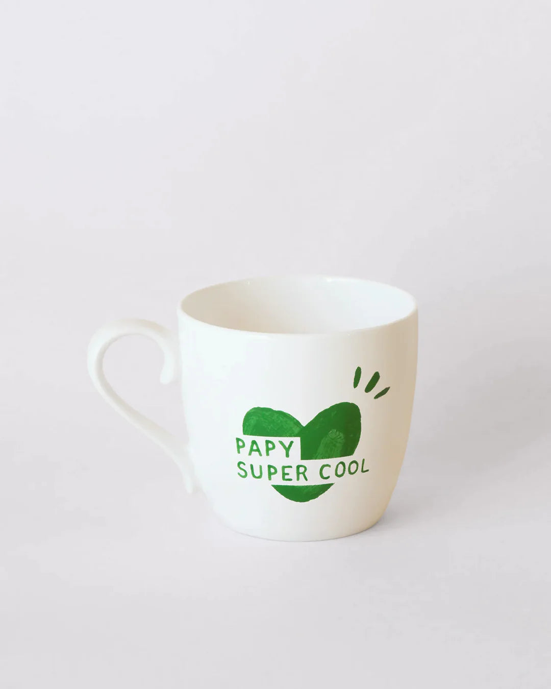 Mug coeur Papy super cool - Vert sapin — Émoi émoi , Lyon