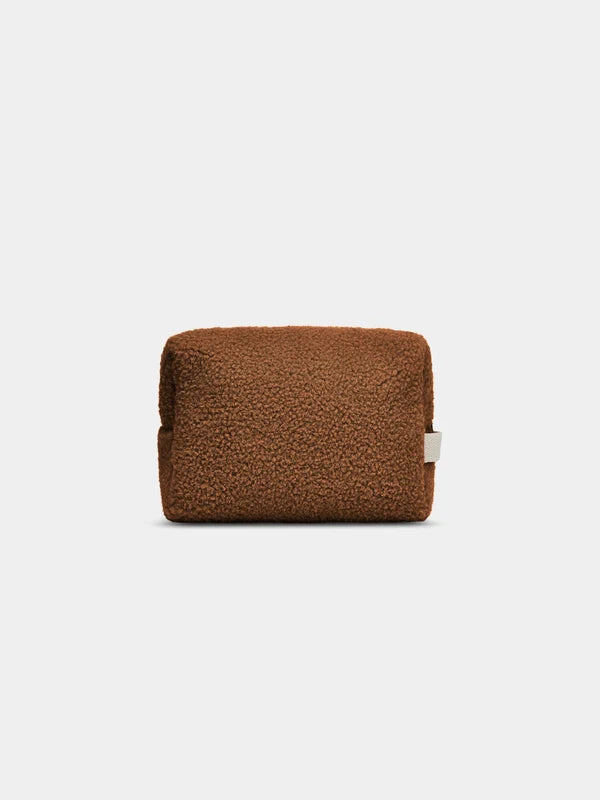 Trousse de toilette Leon - Teddy brun