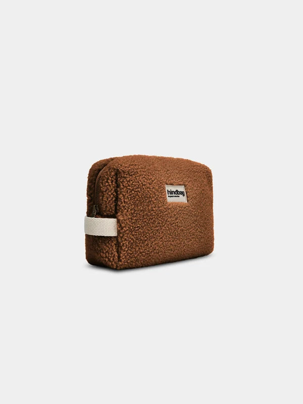 Trousse de toilette Leon - Teddy brun