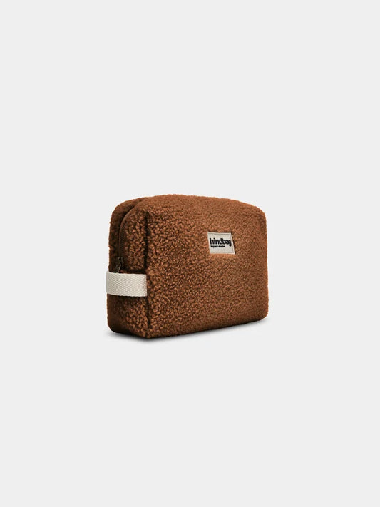 Trousse de toilette Leon - Teddy brun